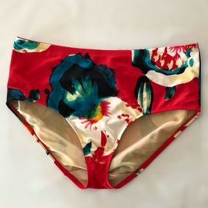 Floral Lela Rose Cacique Swim Bottom